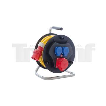 kabel prodlužovací ELITE 25 m, 3 zásuvky, na bubnu, mrazuvzdorný, AT-N07V3V3-F5G1,5, 400V/230V, IP44