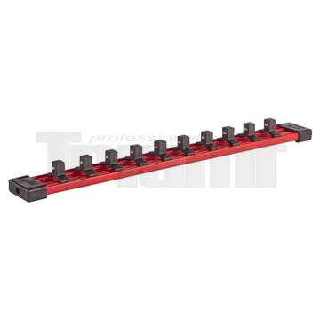 kolejnice plastová pro 3/8" hlavice, 10 klipů