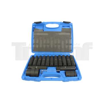 bity 22 mm, Inbus - Torx - E-profil, sada 15 dílů