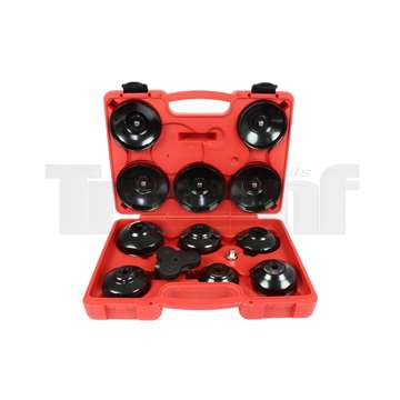 hlavice nástrčné 1/2", na olejové filtry, sada 13 dílů