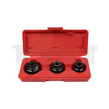 hlavice nástrčné 1/2", na olejové filtry, sada 3 ks