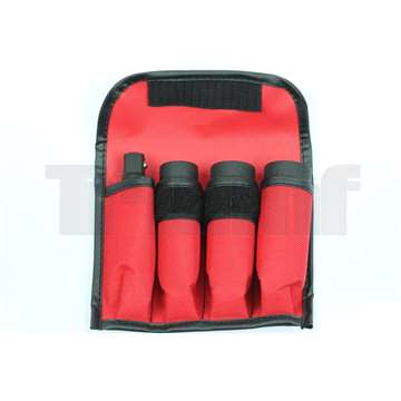 hlavice nástrčné 1/2", oboustranné 6ti hran / Spirál 17 - 21 mm, sada 4 díly