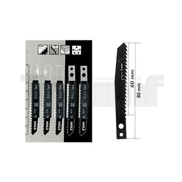 pilový plátek do přímočaré pily 3,0 mm - 8zubů / 25x65 mm, dřevo,PVC