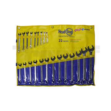 klíče očkoploché Head-Stop 6 - 32 mm, sada 22 dílů, v textilním obalu