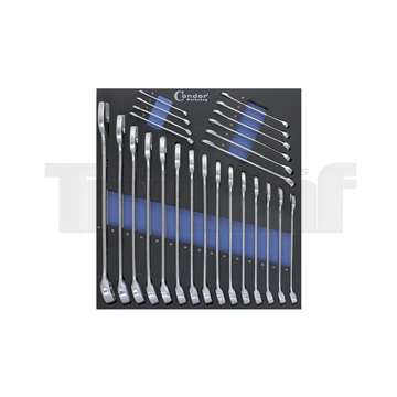 modul - klíče očkoploché, 25 dílů, velikost 2/3