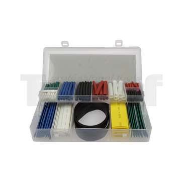 bužírky smršťovací barevné, sada 171 dílů