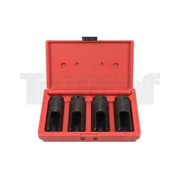 hlavice nástrčné 1/2", na vstřiky koncernových vozů PSA, sada 4 díly