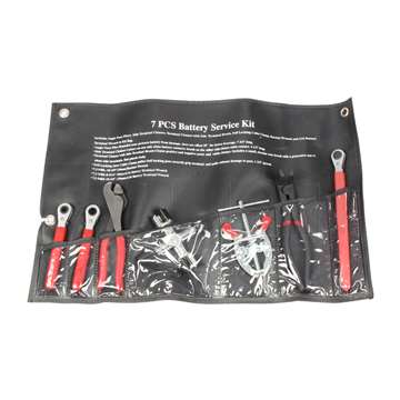 nářadí univerzální pro údržbu, montáž s demontáž autobaterií, sada 7 dílů
