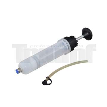 pumpa sací a vytlačovací 200 ccm, transparentní se stupnicí, hadice pr. 8 mm, délka 190 mm