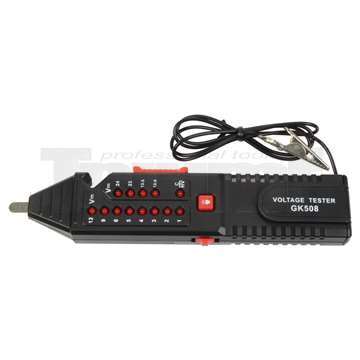 auto-moto zkoušečka s osvětlením, rozsah 1 - 24 V