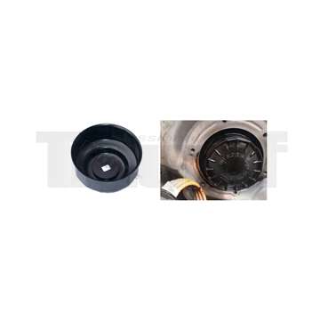 hlavice nástrčná 3/8", na olejové filtry, 15ti hran 74 mm, na vozy Ford, VW, Audi, GM