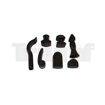 podložky autoklempířské "babky" z tvrzené gumy, sada 7 dílů