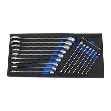 modul - klíče očkoploché, 17 dílů, velikost 1/3