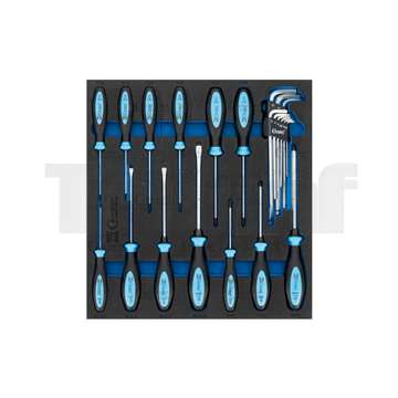 modul – šroubováky a zástrčné klíče, Xcess Performance, 22 dílů, velikost 2/3