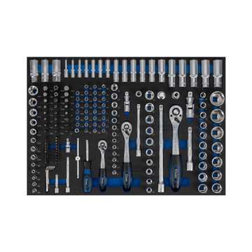 modul - gola sada 1/4" - 3/8" - 1/2", 171 dílů