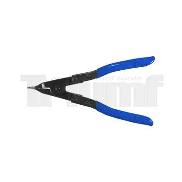 kleště na pojistné kroužky s plochými konci, délka 225 mm, máčená izolace