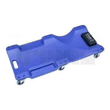 lehátko montážní 1000 x 475 x 130 mm, pojízdné, plastové, nosnost max. 130 kg