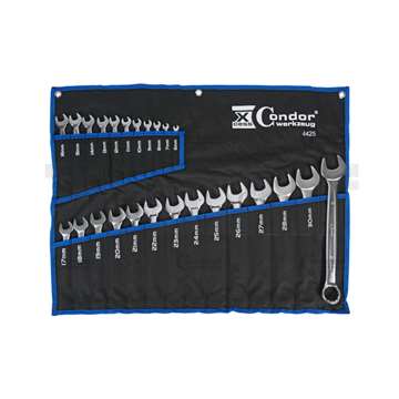 klíče očkoploché 6 - 32 mm, profi - Xcess Performance, sada 25 dílů, v textilním obalu