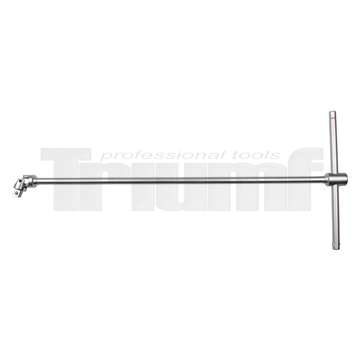 klíč pro 1/4" hlavice, T-rukojeť, délka 500 mm, výkyvná hlava