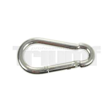 karabina s výklopným poutkem 80 x 8 mm