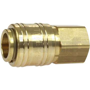 rychlospojka s vnitřním závitem 1/4", mosazná