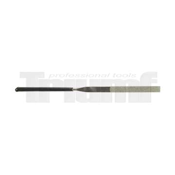 pilník jehlový plochý, délka 140 mm, diamantový