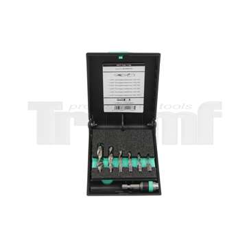 závitníky samonavrtávací M3 - M10, 6ti hranný dřík 1/4", sada 7 dílů