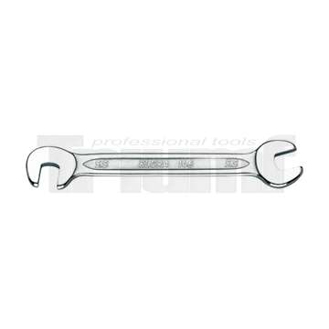 klíč plochý oboustranný 17 mm, extra tenký, hlavy vyhnuté 15° a 82,5°