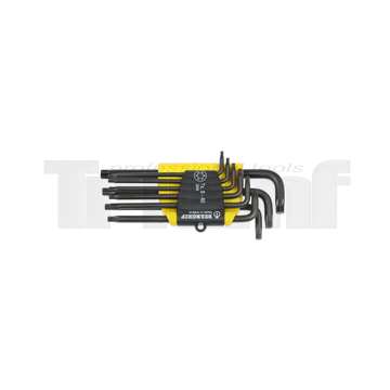 klíče zástrčné Torx T8 - T40, dlouhé, sada 9 dílů, 2846