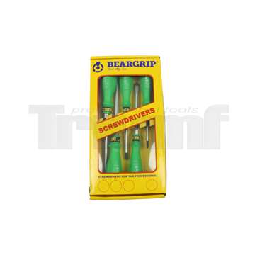 šroubováky ploché PL6,5 - PL10, křížové PH1 - PH3, úderové, sada 5 dílů, 739