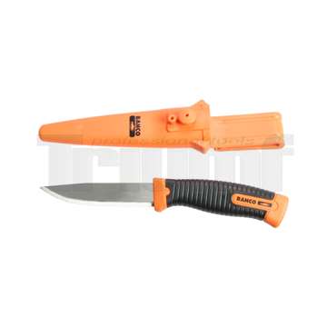 nůž univerzální s pevnou nerezovou čepelí, s pochvou na opasek