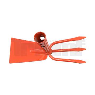 motyčka plochá, šíře 80 mm, trojhrotá, bez násady