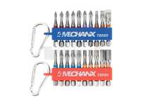 bity 1/4" úderové Impakt, PL - PH - PZ - Imbus - Torx, sada 20 dílů