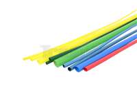 bužírky smršťovací barevné pr. 3 - 4 - 5 - 6 - 8 mm, délka 1000 mm, sada 10 dílů