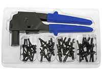 kleště nýtovací na plastové trhací nýty, 40 plastových nýtů