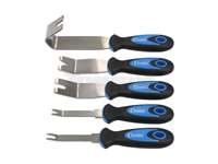 přípravky nerezové pro demontáž čalounění, lišt, příchytek, sada 5 dílů