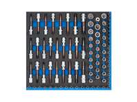 modul - hlavice zástrčné 1/4" - 1/2", Xcess Performance, 89 dílů, velikost 2/3