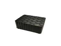 podložka gumová na 4 sloupové zvedáky, rozměr 160 x 120 mm, výška 100 mm