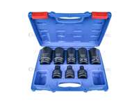 hlavice nástrčné a zástrčné 3/4", 12ti hran a Inbus, sada 8 dílů