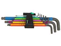 klíče zástrčné Inbus 1,5 - 10 mm, Multicolor, s koulí, sada 9 dílů ,950 SPKL/9 SMN